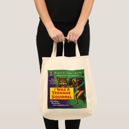 Bolsa Tote Eu era um esquilo adolescente