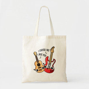 Bolsa Tote Eu Escolho Umas Vezes Que Eu Te Escolho Guitarra E