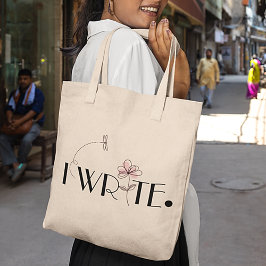 BOLSA TOTE EU ESCREVO NA MODA