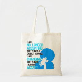 Bolsa Tote Eu estou mudando a sacola das coisas