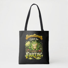 Bolsa Tote Eu Estou Só Peidando
