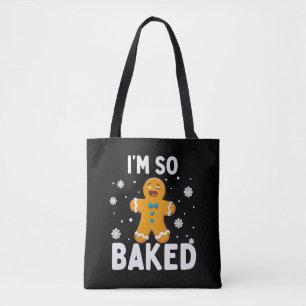 Bolsa Tote Eu Estou Tão Assado Homem de Biscoito de Gengibre