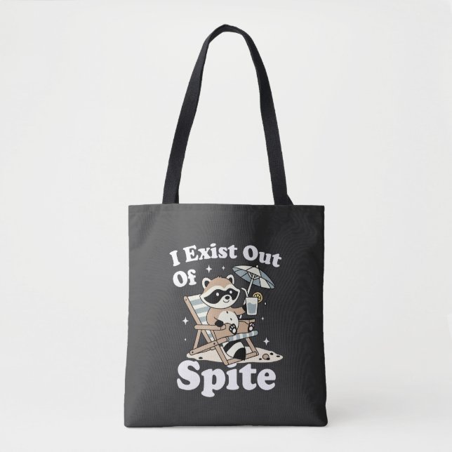 Bolsa Tote Eu existo por despeito (Frente)