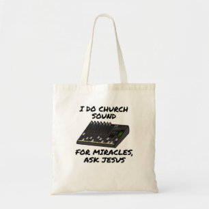 Bolsa Tote Eu Faço Sons De Igreja Para Milagres Perguntar A J