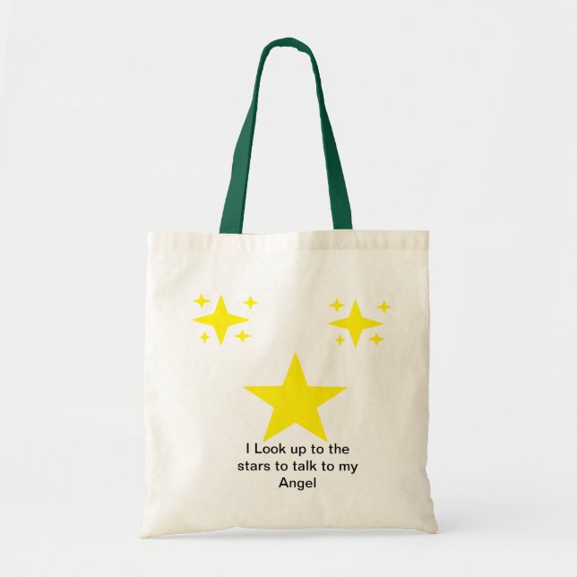 Bolsa Tote Eu falo às estrelas (Frente)