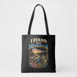 Bolsa Tote Eu Fico Com Minnesota