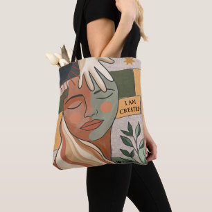 Bolsa Tote EU FUI CRIADO - Mão Abençoada