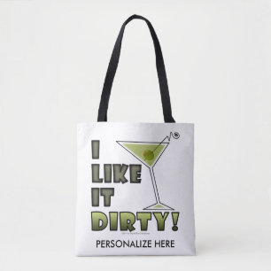 Bolsa Tote EU GOSTO D SUJO! Humor sujo do cocktail de Martini