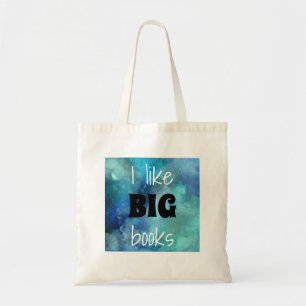 Bolsa Tote Eu Gosto De Grandes Livros, Saco