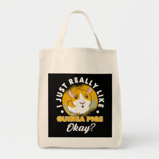 Bolsa Tote Eu Gosto Muito De Guiné Porcos Cavy Roddent