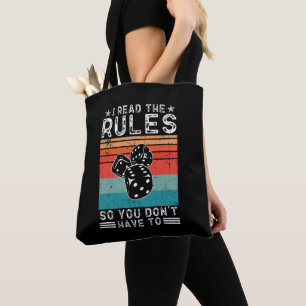 Bolsa Tote Eu leio as regras para que você não tenha que Cons