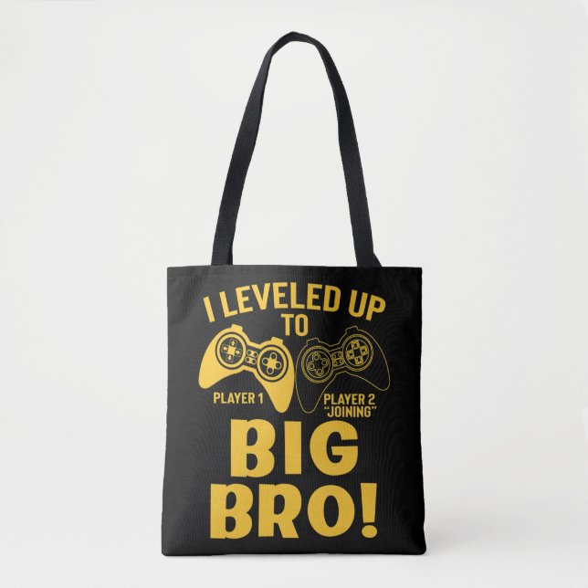 Bolsa Tote Eu Levei Para O Big Bro (Frente)