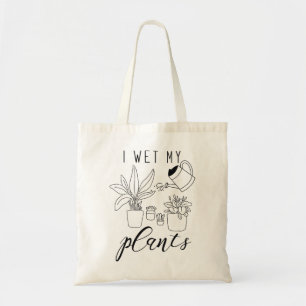 Bolsa Tote Eu Molhei As Minhas Plantas