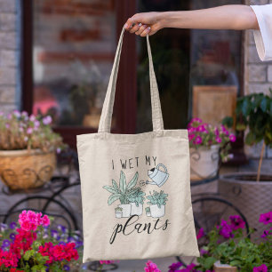 Bolsa Tote Eu Molhei Minhas Plantas