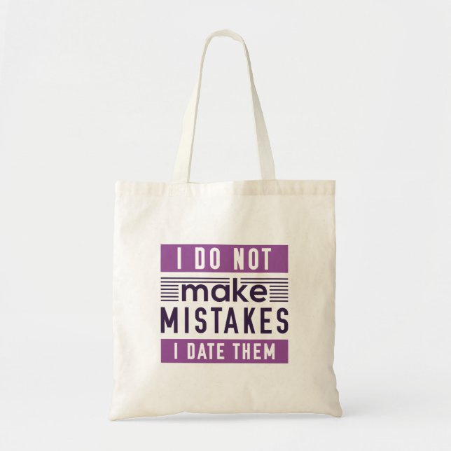 Bolsa Tote Eu Não Começo Erros (Frente)