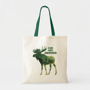 Bolsa Tote Eu não me divirto com a citação do Moose