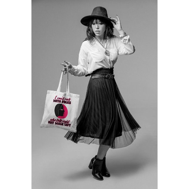 Bolsa Tote Eu não posso balançar com as pessoas (Criador carregado)