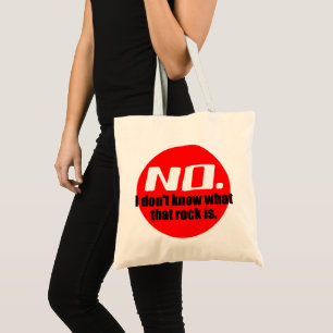 Bolsa Tote Eu não sei o que é essa pedra (vermelha)