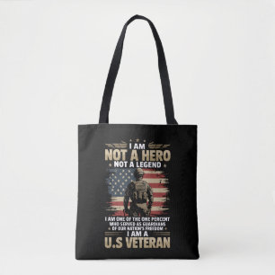 Bolsa Tote Eu Não Sou Um Herói Nem Uma Lenda Eu Sou Um Por Ce