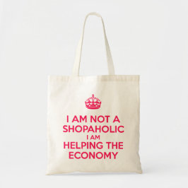 Bolsa Tote Eu não sou uma compradora compulsiva