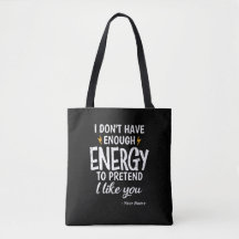 Eu Não Tenho Energia Suficiente Sarcástico Persona