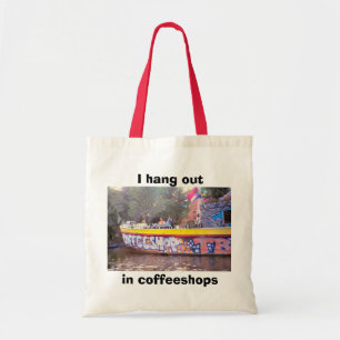 Bolsa Tote Eu penduro para fora em Coffeshops