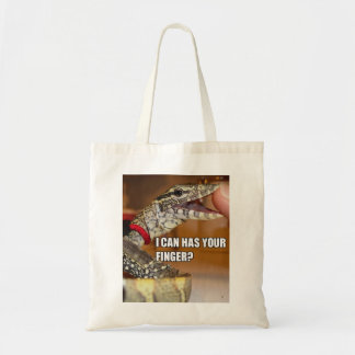 Bolsa Tote Eu posso tenho seu dedo? Saco