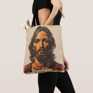 Bolsa Tote Eu Preciso De Você Cristo Retroativo