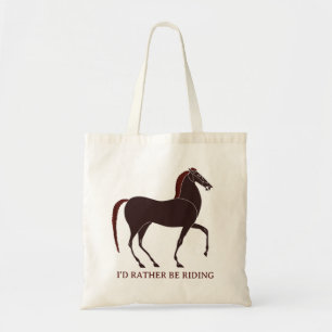 Bolsa Tote "Eu Preferencialmente Ando Andando" Cavalo do Anti