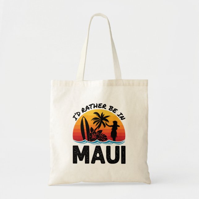 Bolsa Tote Eu Preferencialmente Em Maui Hawaii (Frente)