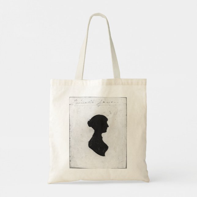 Bolsa Tote Eu preferencialmente lendo Jane Austen: livros e s (Verso)