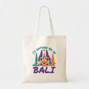 Bolsa Tote Eu Preferencialmente na Viagem de férias em Bali I
