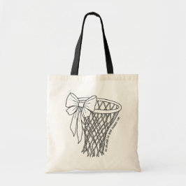 Bolsa Tote Eu Serei Sempre Seu Maior Fã de Basquete Arco
