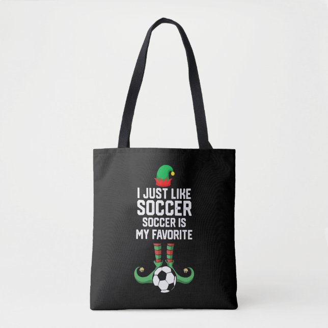 Bolsa Tote Eu Só Gosto De Futebol - Futebol Engraçado (Frente)