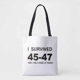 Bolsa Tote Eu Sobrevivi 45-47