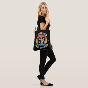 Bolsa Tote Eu Sobrevivi 67 Dias De Escola