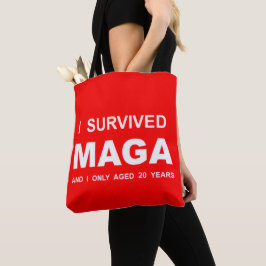Bolsa Tote Eu Sobrevivi ao MAGA