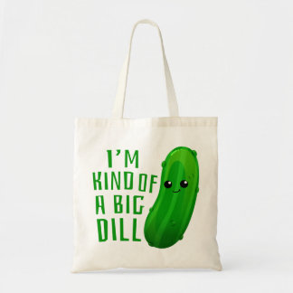 Bolsa Tote Eu sou meio que um Grande Deal Pickle