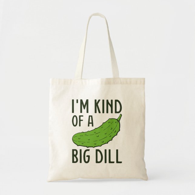 Bolsa Tote Eu sou meio que um grande diabo (Frente)