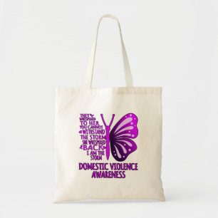 Bolsa Tote Eu Sou O Apoio À Consciência Da Violência Domé