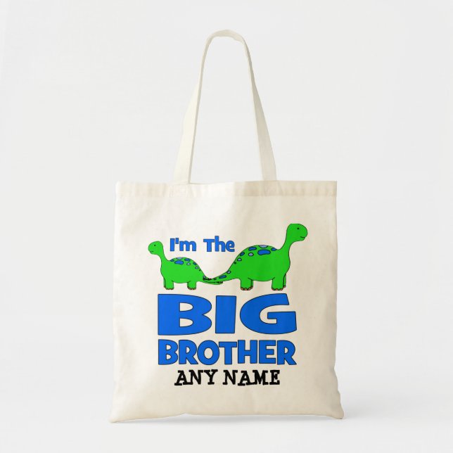 Bolsa Tote Eu sou o big brother! Design feito sob encomenda (Frente)