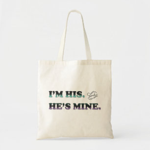 Bolsa Tote Eu sou o dele e ele é meu