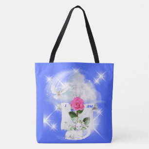 Bolsa Tote Eu Sou O Saco Azul De Ressurreição