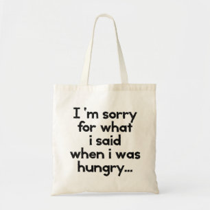 Bolsa Tote Eu sou pesaroso para o que eu disse quando eu