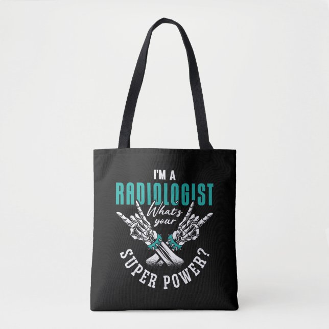 Bolsa Tote Eu sou radiologista radiologista radiologia de sup (Frente)