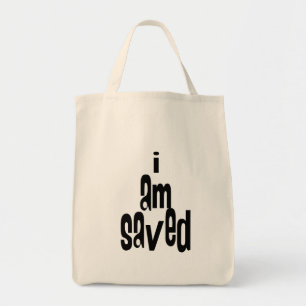 Bolsa Tote Eu sou Saved Christian