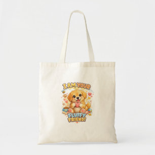 Bolsa Tote Eu Sou Seu Amigo Fofo – Desenho Animado de Cachorr