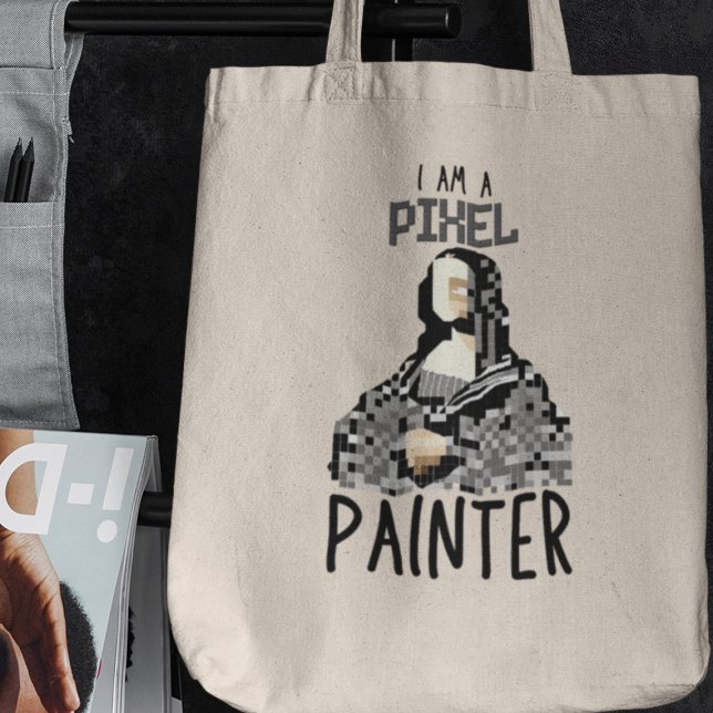 Bolsa Tote Eu sou um Artista Digital Pixel Painter Criativo E (Grab yours today and let your creativity shine!)