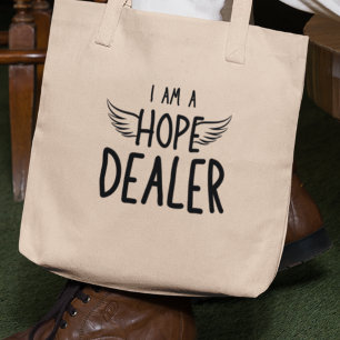 Bolsa Tote Eu sou um Distribuidor de Esperança Presente Inspi