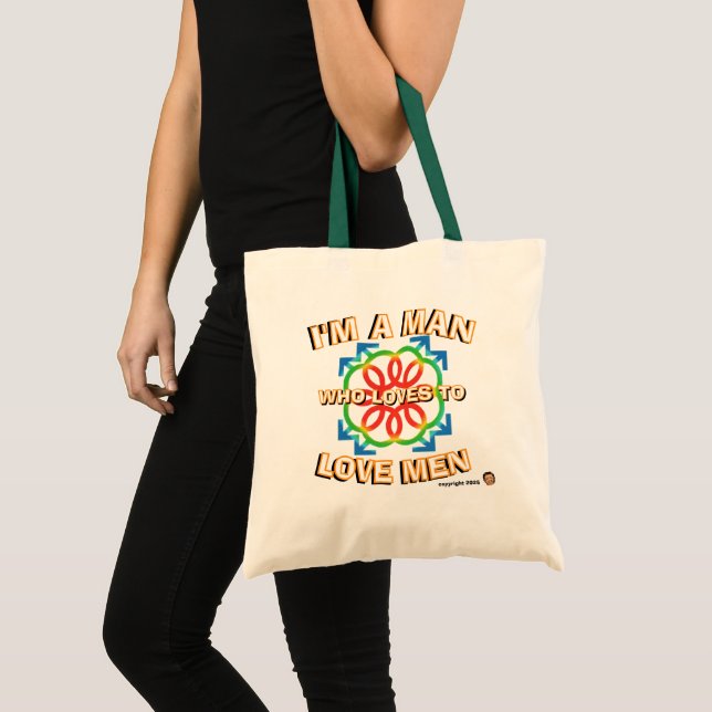 Bolsa Tote EU SOU UM HOMEM...Tote Bag (Frente (produto))